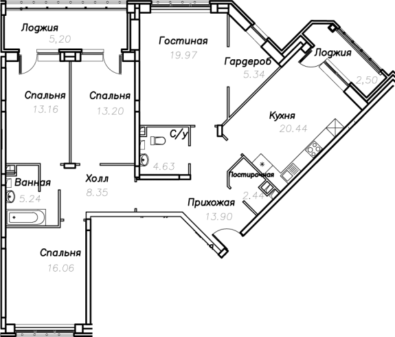 Планировка квартиры